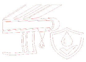 integrated-awning-gutters motorized awning with integrated gutters