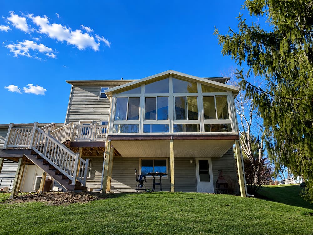 second story sunroom in columbus